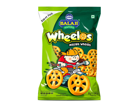 Balaji Wafers Wheelos Masala Wheels - 55g