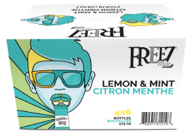 Freez Lemon & Mint Soda Glass Bottle - 275ml