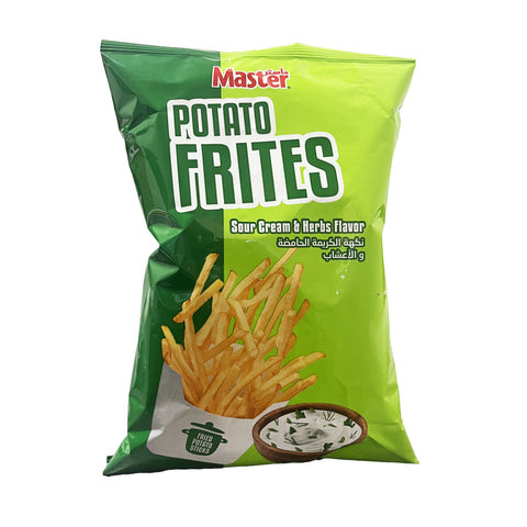 Master Chips Potato Frites Sour Cream & Herbs - 90g