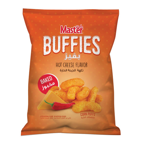 Master Chips Buffies Hot Cheese - 32g