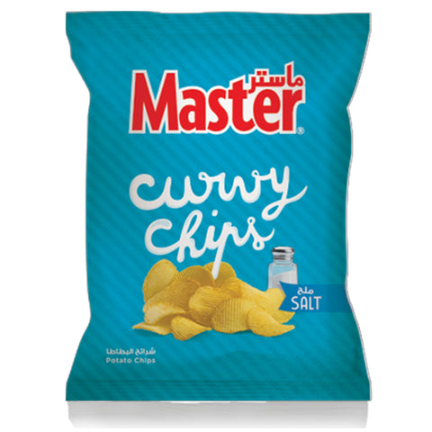 Master Chips Curvy Salt - 37g